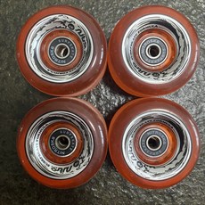 nitro sk8 陸地衝浪板輪 長板輪 dc平花 sl動作輪 65mm 78a 磨砂圓角輪 帶原裝軸承, 如圖所示, 1個