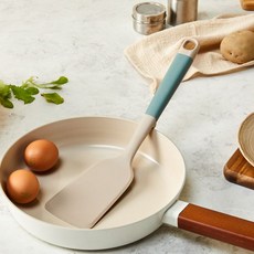 모던하우스 큼직한 실리콘 막힘 뒤집개 베이지그린 451019