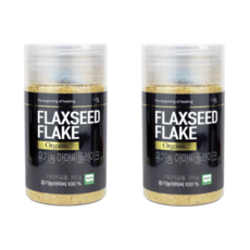 2개입 유기농 아마씨 플레이크 310g 분말 가루, 2개