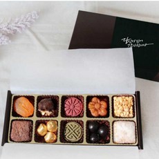 설선물세트 궁중15호 선물세트 기념일 답례품 발렌타인 화이트데이 초콜릿 사탕 한과 약과 부모님 기업 학교 회사, 1, 180g