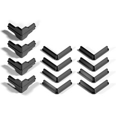 Gorilla 랙 교체 부품 COSTCO용 Whalen 포스트 인서트 세트 선반 커넥터 발 및 포스트 캡 풀 세트 5단 튼튼한 스틸 선반 유닛 SAMS Club, 12개