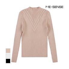 [국내매장 정품] [미센스] 목폴라 조직감니트 MB3YKNM605Z 625104
