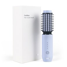 SKP 무선 미니 뿌리 볼륨 빗 고데기/ 웨이브펌 C컬/ 여행 출장 외출 휴대용/ 모발 보호 간편/ 4단 온도조절 음이온 봉 고데기, K-102PU