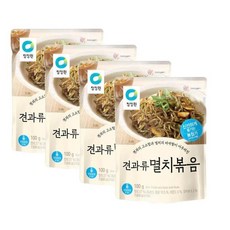 청정원 견과류 멸치볶음, 100g, 4개