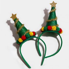 派對島聖誕樹髮箍 2入, 2個