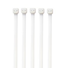 칼라 케이블타이 대형 전선정리 300mm 100개입, 30cm흰색(100ea)