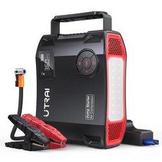 점프스타터 자동차 UTRAI 파워 뱅크 4 인 1 2000A 16000mAh 150PSI 공기 압축기 타이어 펌프 휴대용 충전기 부스터 시동 장치, 중국, 1) 2000A JS-5, 1개