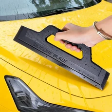 자동차 세차 와이퍼 유리 무 윈드실드 핸들 실리콘 스크래퍼 미끄럼 방지 미용 필름 적용 도구, Upgraded version