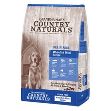 梅亞奶奶 鄉村天然寵糧 狗飼料, 1個, 梅亞奶奶無穀全齡犬-敏感腸胃野撈鮭魚,4磅, 1.8kg, 鮭魚