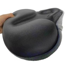 스포랩 자전거 안장 실내 실외 커버 전립선 쿠션, 블랙, 1개