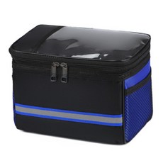 自行車車首包/龍頭包/車前桿方型包/便攜車籃 - 騎行裝備通用款, 藍色, 1個