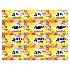 샤프란아로마시트 샤프란섬유유연제 코튼블라썸 30매 12개, 1개