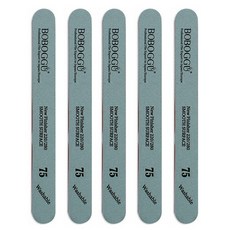 보보꾸 뉴피니셔 프로 손톱 파일 75 220/280, 뉴-피니셔파일(220/280) 75, 5개