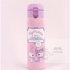 우노상점 치이카와 원터치 스텐 보틀 480ML 귀여운물병, 1개