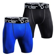 2장세트 디펜더 기능성 스포츠 트레이닝 언더레이어 5부 반바지 SH-BSBL_2XL