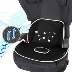 오토팬시 카시트 유모차 클린시트 방수패드 이너쿠션 라이너 유아배변훈련 오염방지 대형 (실용신안권), 대 3메쉬블랙(0~7세), 1개