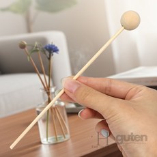 더휴즈 디퓨저 우드볼 스틱 4P 발향스틱
