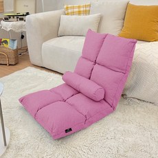 로얄다이아 5단 각도조절 접이식 좌식의자 8칸, 8칸 - 퍼플핑크, 1개