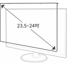 gomojoo 螢幕防撞保護鏡 濾光防紫外線 潔淨防護, 1個, 24G