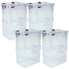 아쿠아테라 분리형 2단 구피 부화통, 4개