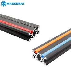 2/5meter 6mm 플랫 씰 2020 알루미늄 프로파일 슬롯 커버/패널 홀더 CNC CR-10 Ender-3 기계 DIY 부품 용, 01 5m, 01 Red