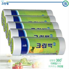 크린랩 롤백 30cm x 40cm, 대(L), 500개입, 5개