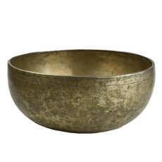 西藏頌缽 JB-51(喉輪) 25.5公分 手工A級老缽 博物館收藏等級 音質優 藏巴蒂缽 冥想缽 聲音療癒 舒緩壓力 促進身心平衡 提升冥想品質, 1個, JB-51
