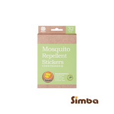 小獅王辛巴 長效檸檬草精油防蚊貼 32枚, 1個