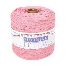 털실나라 미니콘 블루밍 코튼 18합 코마면사 뜨개실 350g, 35 인디핑크, 1개 35 인디핑크, 1개