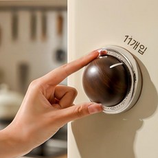 나무결 기계식 타이머 주방 알람 병따개