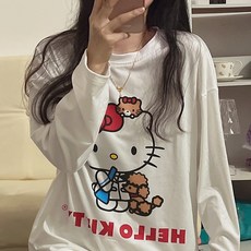 양쏭 헬로키티 푸들 홈웨어잠옷세트