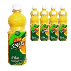 자연은 고칼슘 오렌지, 500ml, 9개