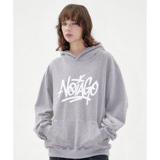 노이아고 NOIAGO NOI1723 그래피티 로고 후드 그레이 NOI1723 398486