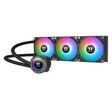 써멀테이크 Thermaltake TH120 ARGB 마더보드 싱크 스노우 에디션 인텔 LGA1700 레디/AMD AM5 올인원 액체 냉각 시스템, ARGB V2_360mm | Black, 1개