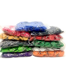 100pcs T5577 EM4305 재기록 가능 125KHz RFID 태그 쓰기 가능 재작성 중복 복사 EM4100 카드 키 Fob 근접, [10] Yellow, 1개, [10] Yellow