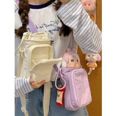 가벼운 산책가방 데일리 소지품 수납 미니 핸드폰가방, 1. 베이지