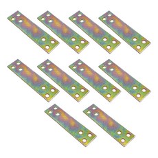 아이베란다 평철 연결 철물 꺽쇠 부속 천연 76.5x20mm, 10개