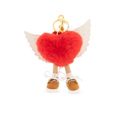 모스키노 하트 윙스 키링