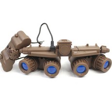 전술헬멧 야간 투시경 적외선 스코프 4안 야시경 야간 모델 4렌즈 야간 투시경 샌드, 블랙 콤보 모델