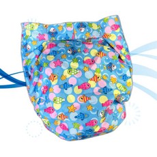 Haian 하이안 기저귀 커버 재사용 성인 AIO S M 블루 JT