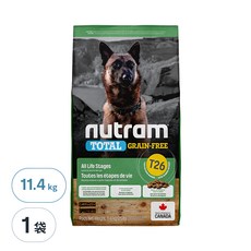 nutram 全齡犬用 T26 無穀全能系列 犬糧, 1袋
