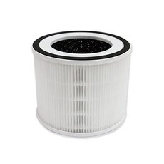 淨博 空氣清淨機替換濾網, 1個, 高效HEPA 2合1空氣濾網濾心 (含活性碳)Ｘ１
