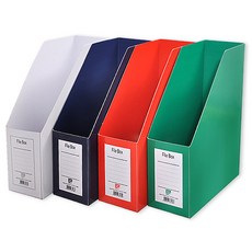 알파 종이 화일 박스 문서 보관함 녹색, 2개