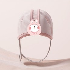 安全帽 防撞 防摔 嬰兒 寶寶 帽子 防撞帽 防摔帽 學步帽 嬰兒學步護頭防摔帽寶寶學走路頭安全帽兒童防撞頭盔神器夏季, 小兔子防摔帽, 1個