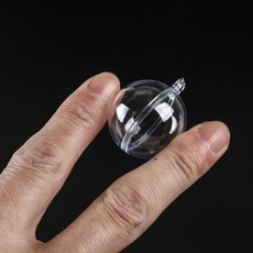 耶誕球 高透明亞克力球 空心球 節日裝飾禮品創意球 塑膠球 永生花吊球, 1個, 3cm