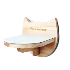 Pets Galaxy 珮慈星系 實木貓爬架, 1個, 實木貓跳台, 原木色