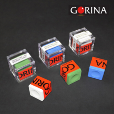 고리나 미크론 초크 당구용품, 화이트, 1개