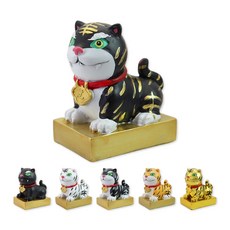 AHUNG 可愛老虎公仔擺件，多款顏色選擇，精緻桌面裝飾擺設，增添生活趣味, 1個