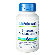 LIFE EXTENSION 含鋅保健食品, 1個, 30 件