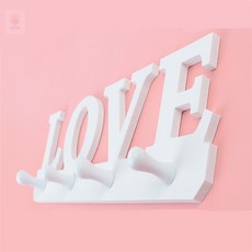하디컬렉션 인테리어 후크 인테리어옷걸이행거, LOVE